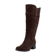 Chocolate Bar Brown Suede