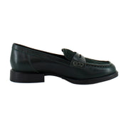 Dark Green Leather Calf Hair