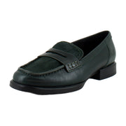 Dark Green Leather Calf Hair