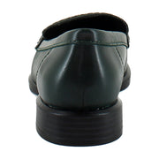 Dark Green Leather Calf Hair