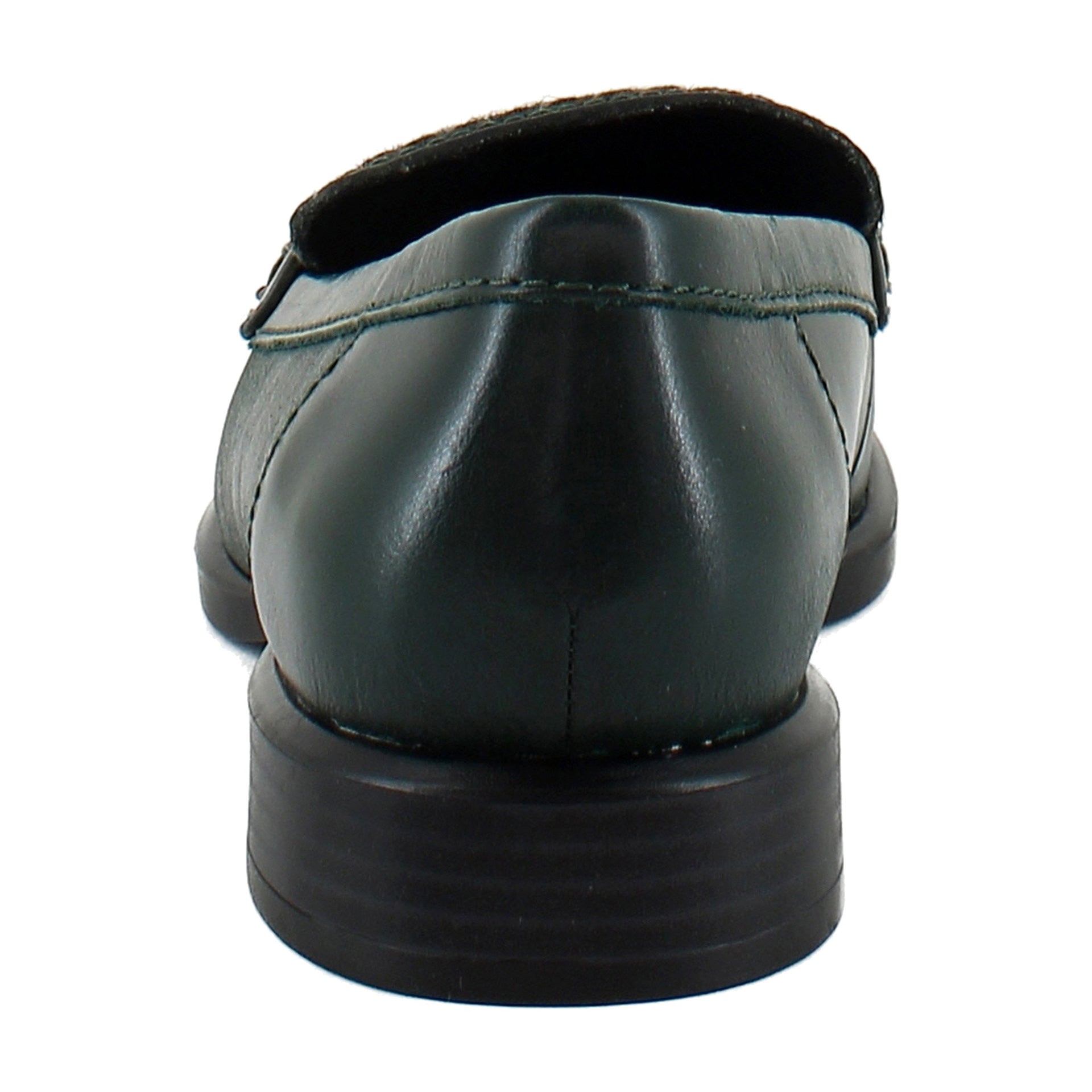 Dark Green Leather Calf Hair