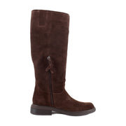 Chocolate Brown Suede