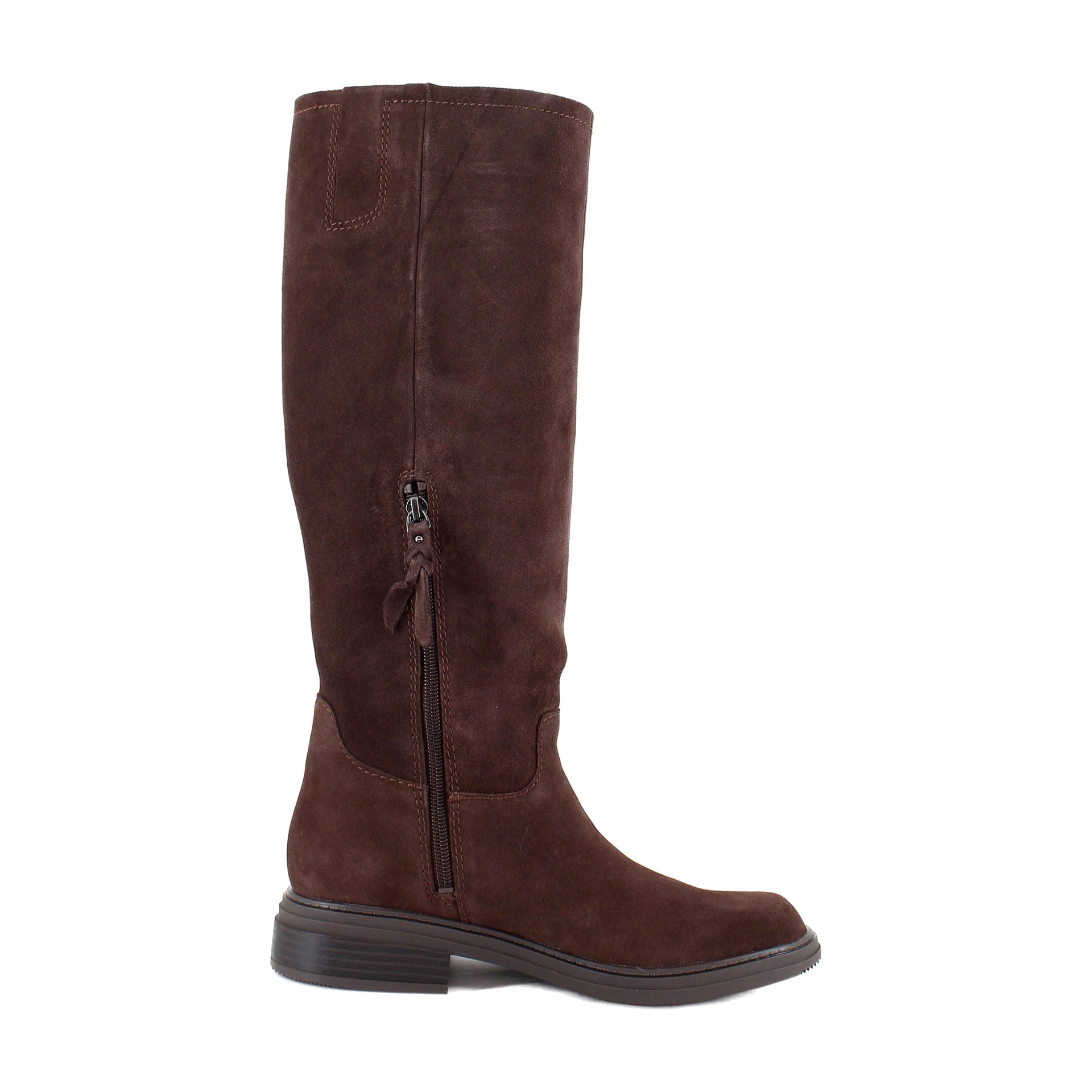 Chocolate Brown Suede