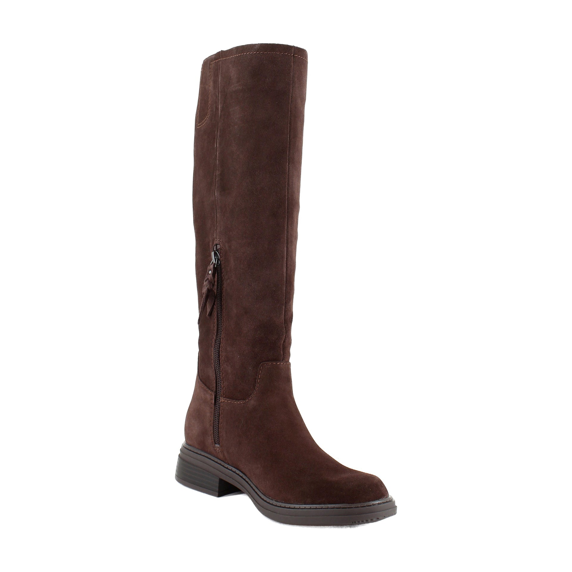 Chocolate Brown Suede