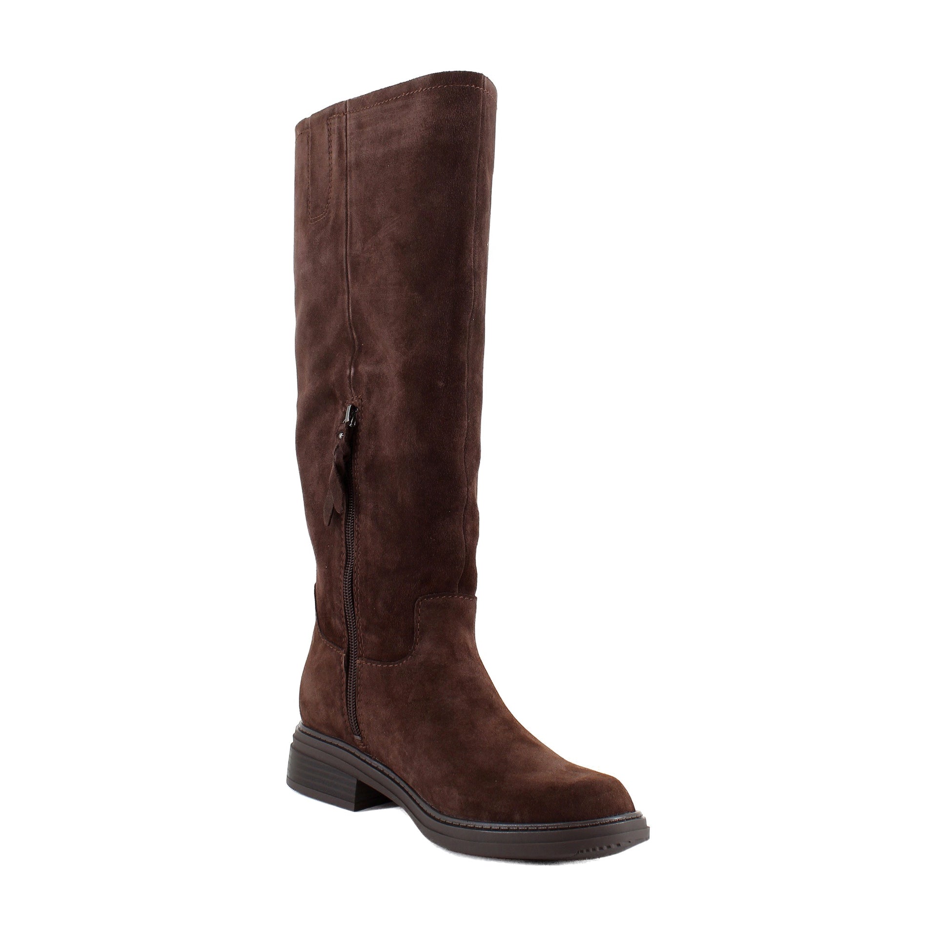 Chocolate Brown Suede