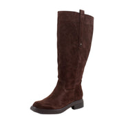 Chocolate Brown Suede
