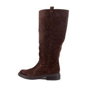 Chocolate Brown Suede
