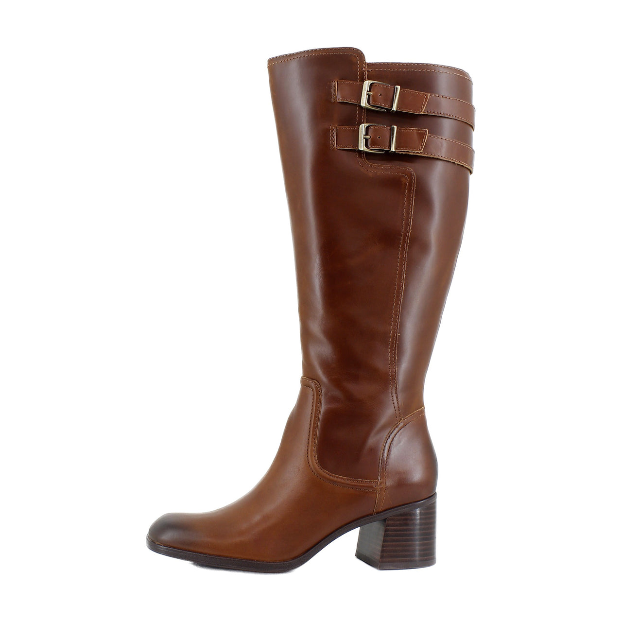 Rich Cognac Brown Leather