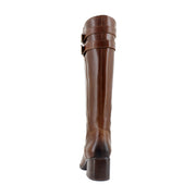 Rich Cognac Brown Leather