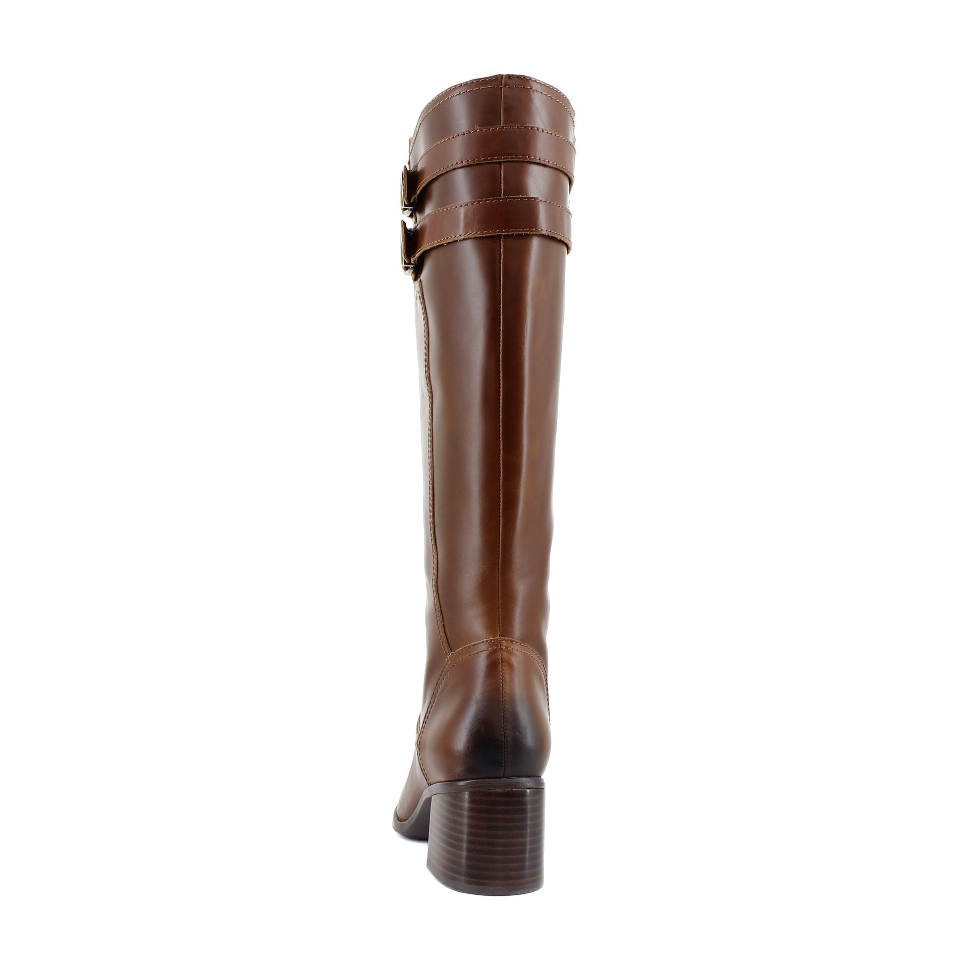 Rich Cognac Brown Leather