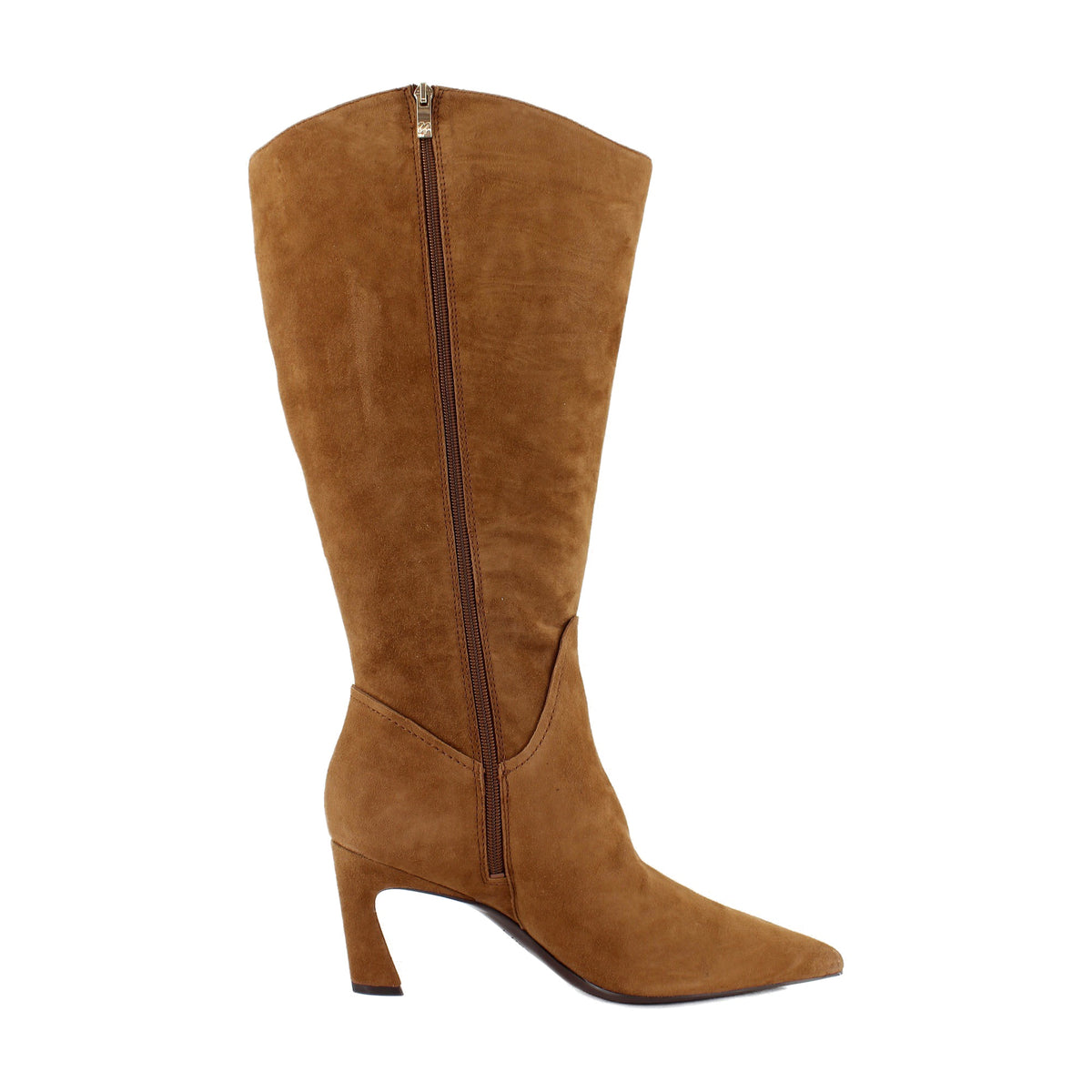 Dark Chestnut Brown Suede
