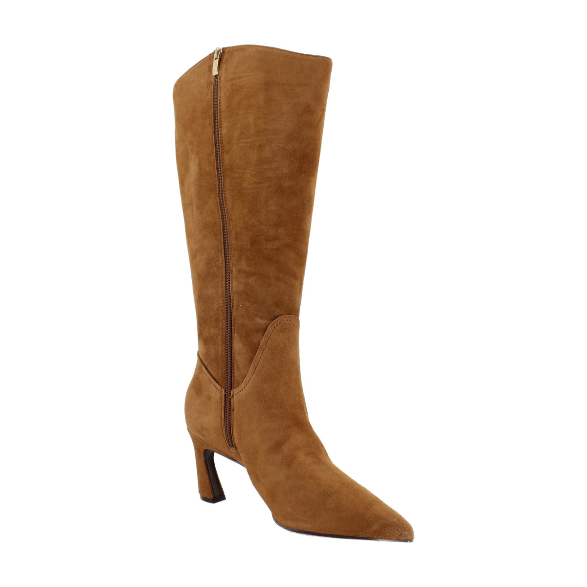 Dark Chestnut Brown Suede