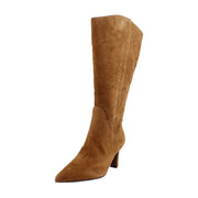 Dark Chestnut Brown Suede