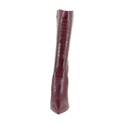 Cranberry Red Croco Leather