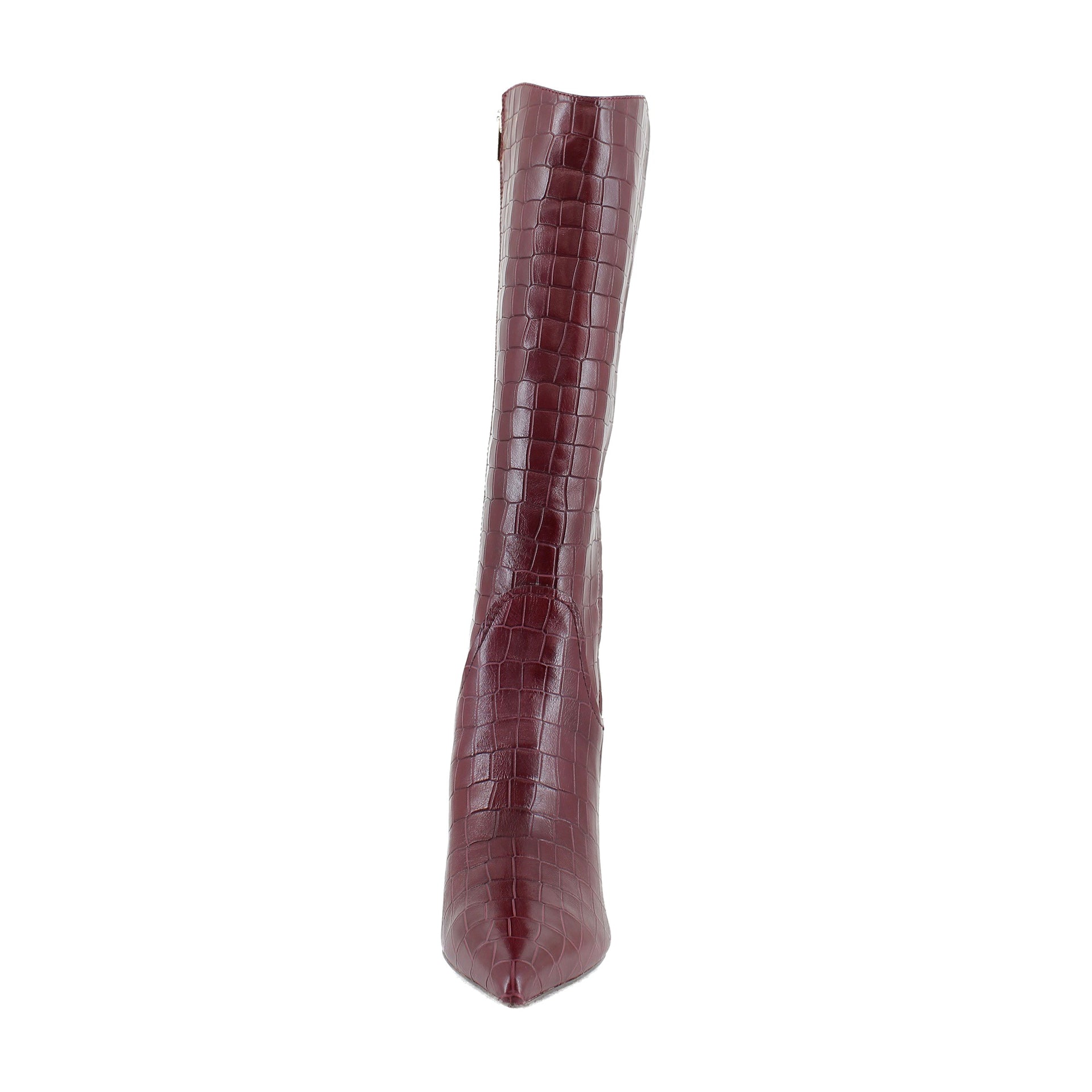 Cranberry Red Croco Leather