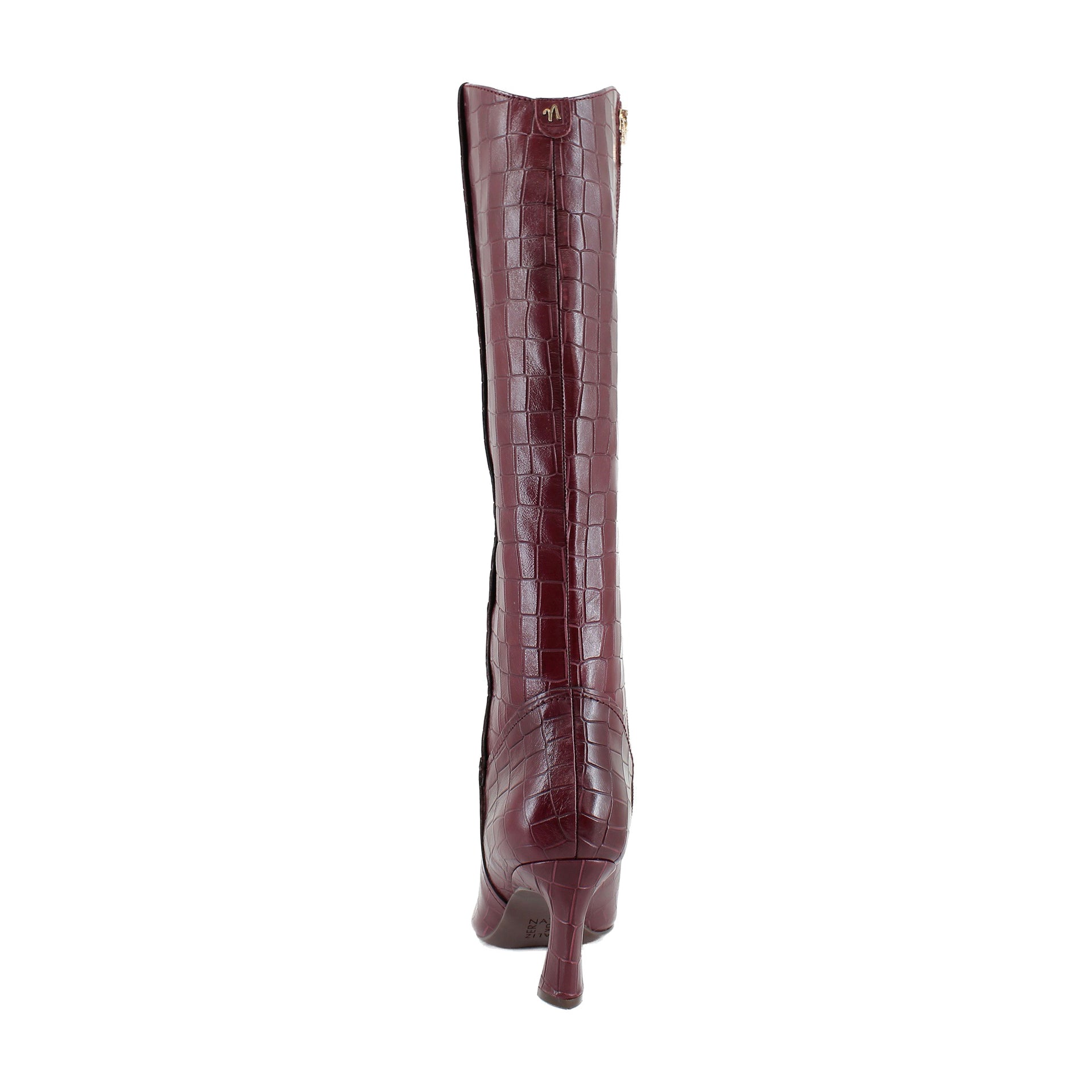 Cranberry Red Croco Leather