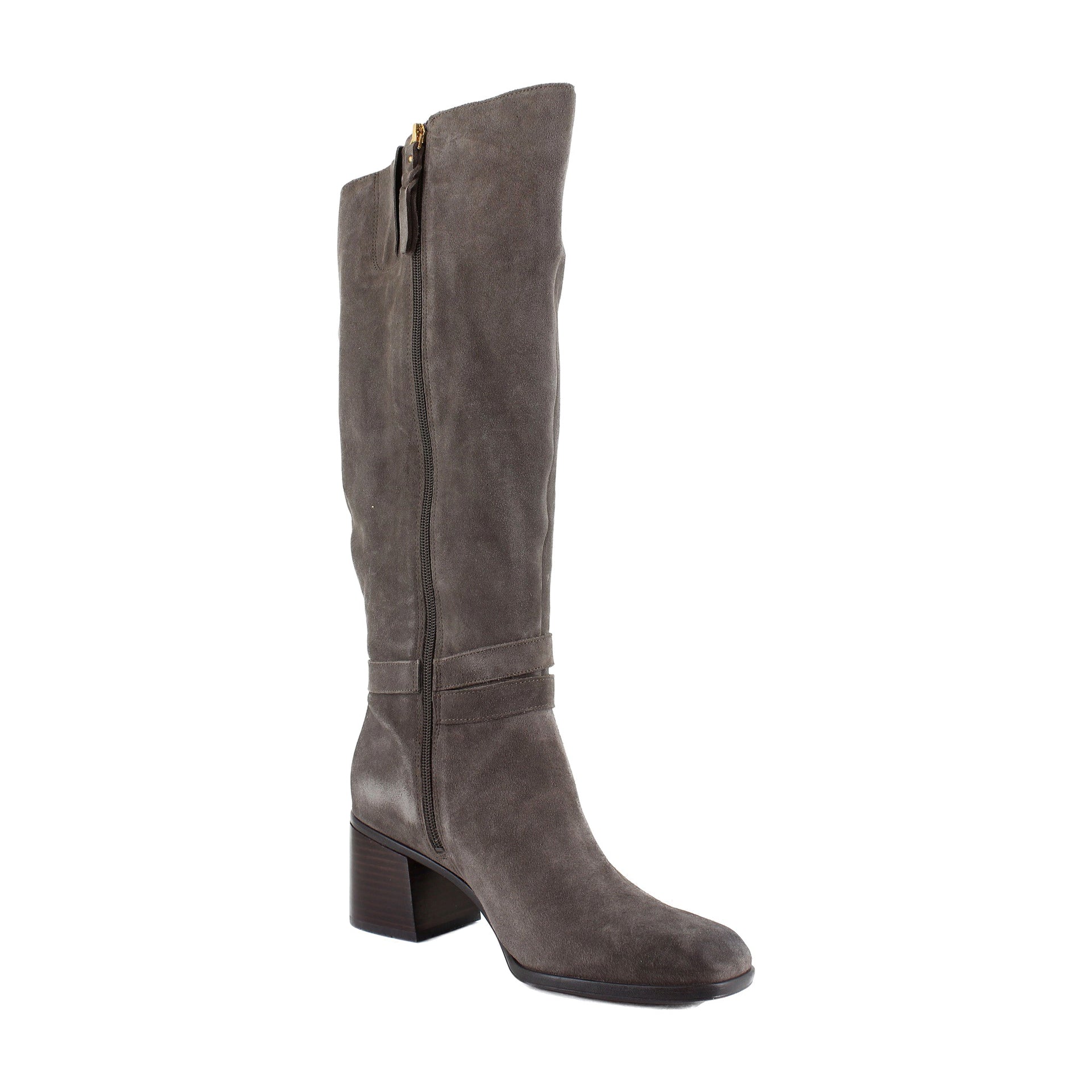 Taupe Grey Suede