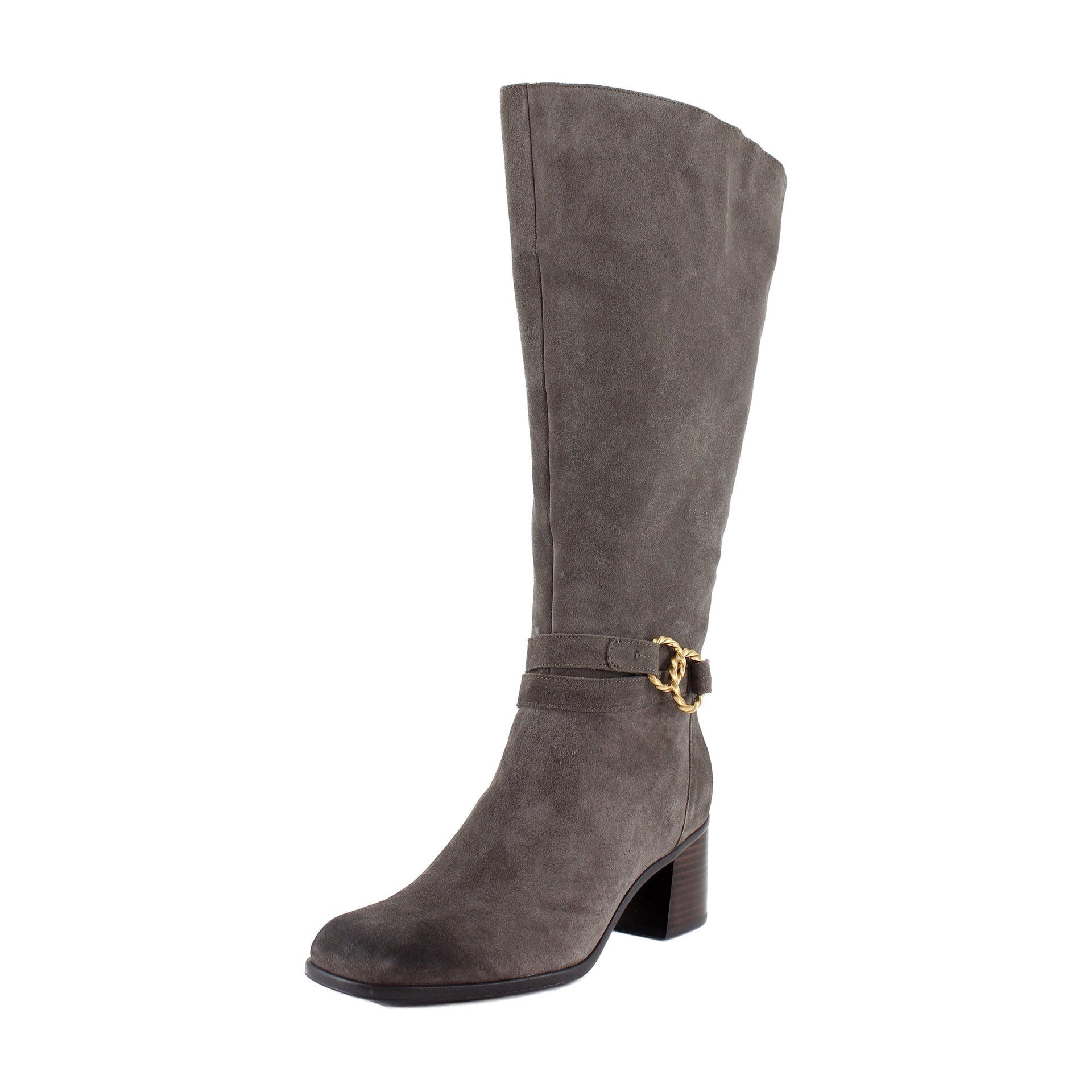 Taupe Grey Suede