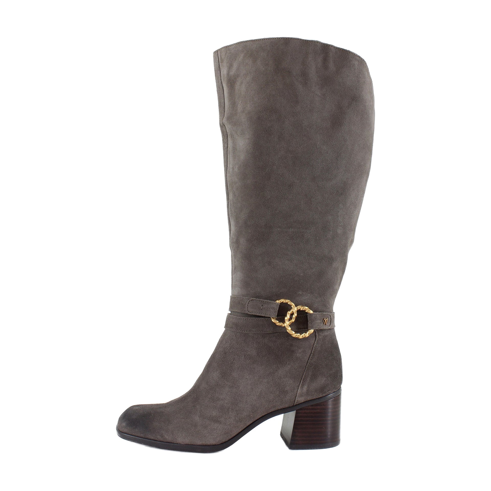Taupe Grey Suede