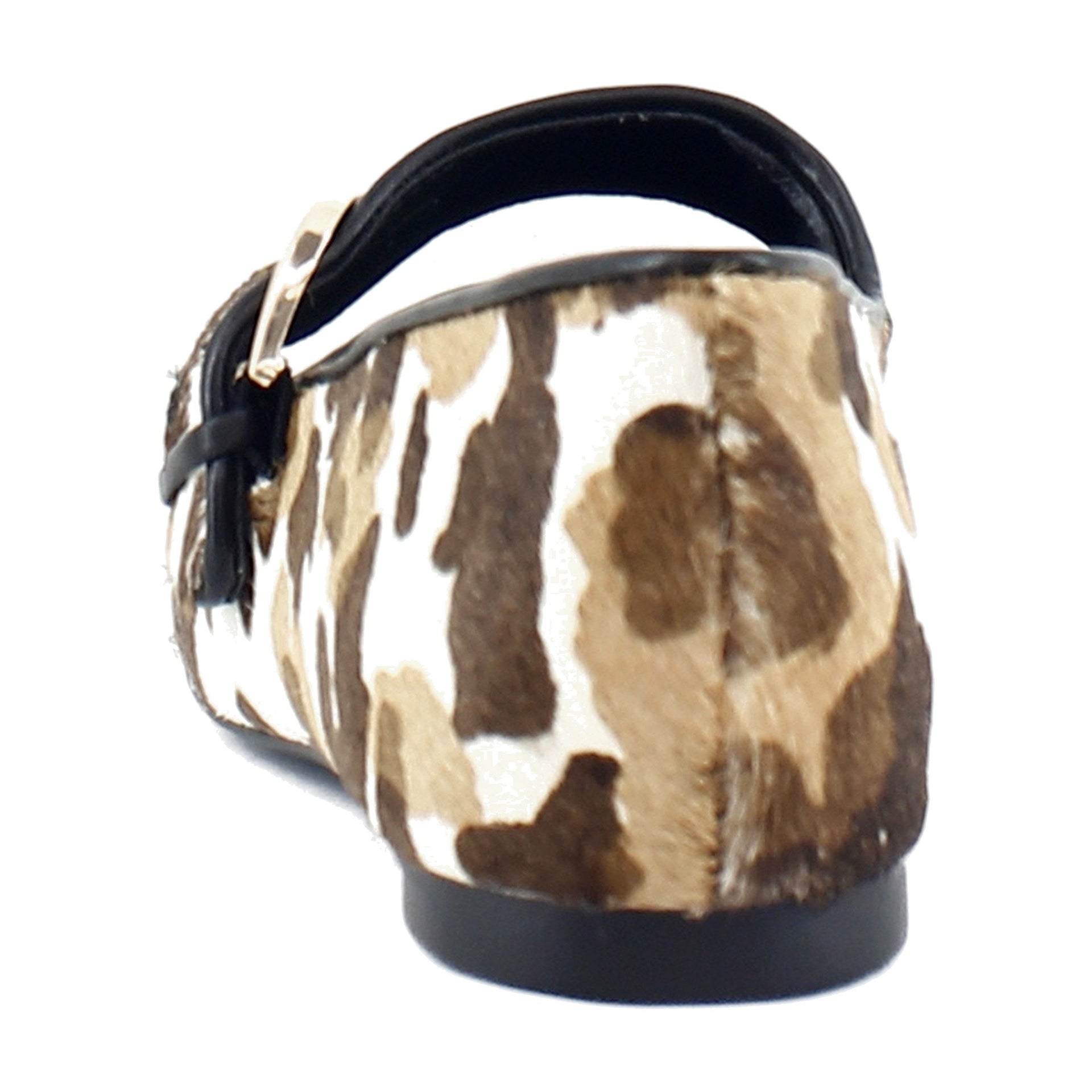 Cow Print Brown Calf Hair