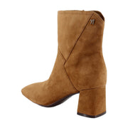 Dark Chestnut Brown Suede