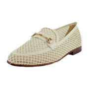 Modern Ivory Mesh Fabric