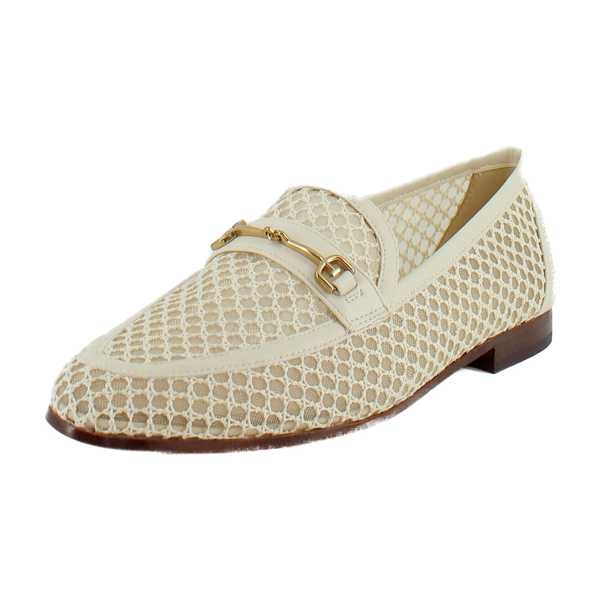 Modern Ivory Mesh Fabric