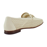 Modern Ivory Mesh Fabric