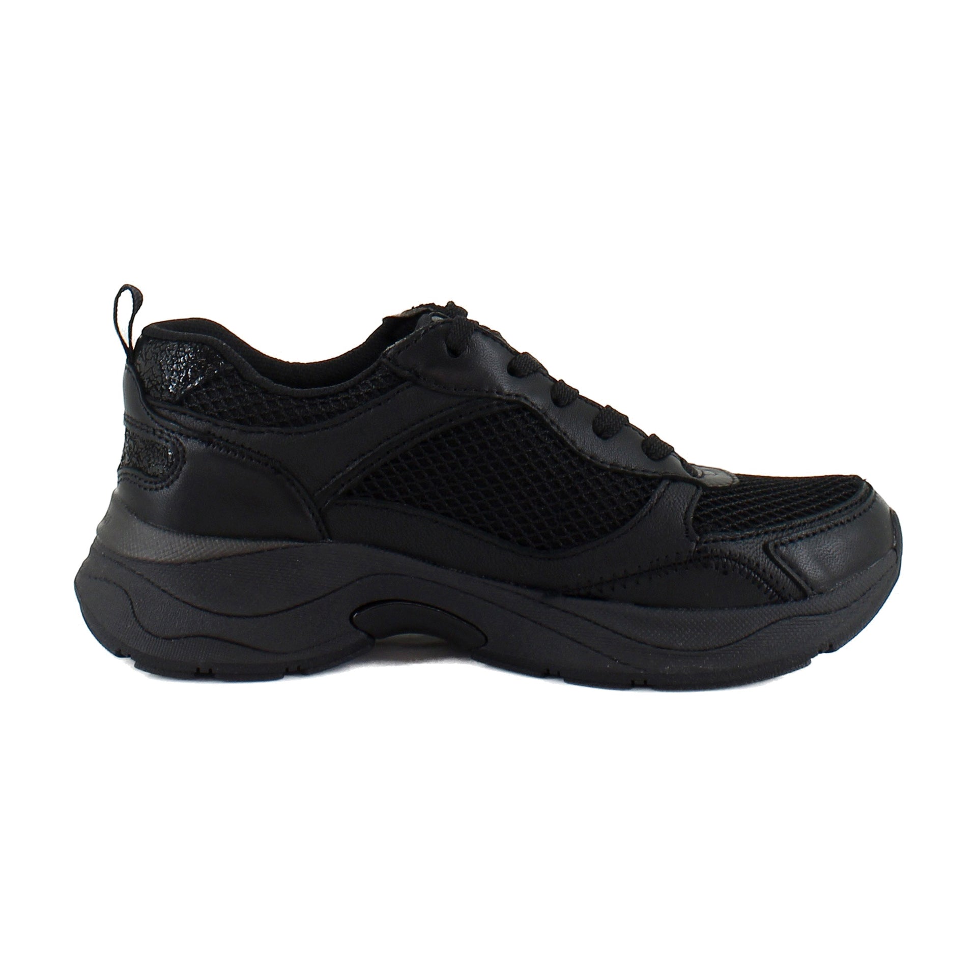 Black Mesh/Leather
