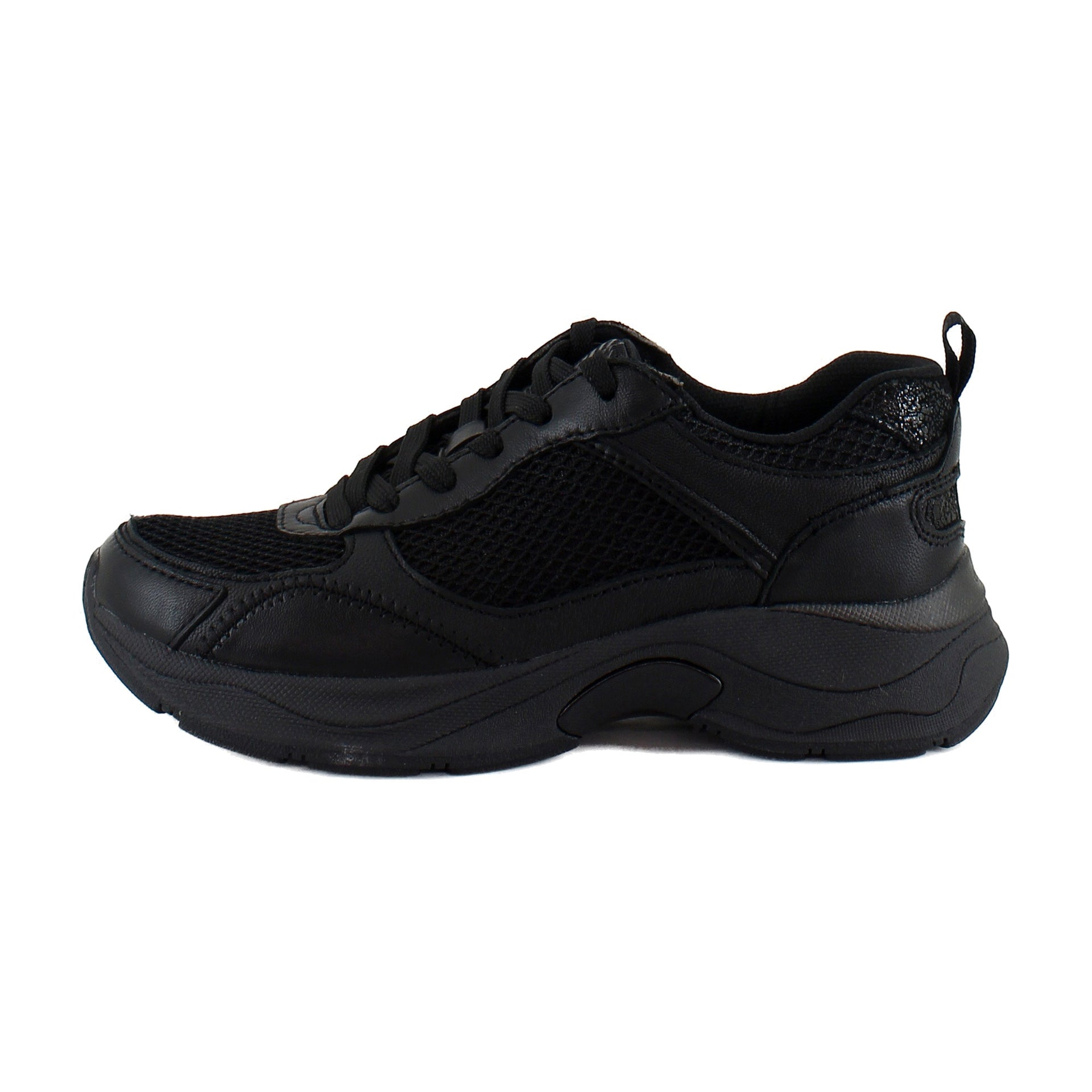 Black Mesh/Leather