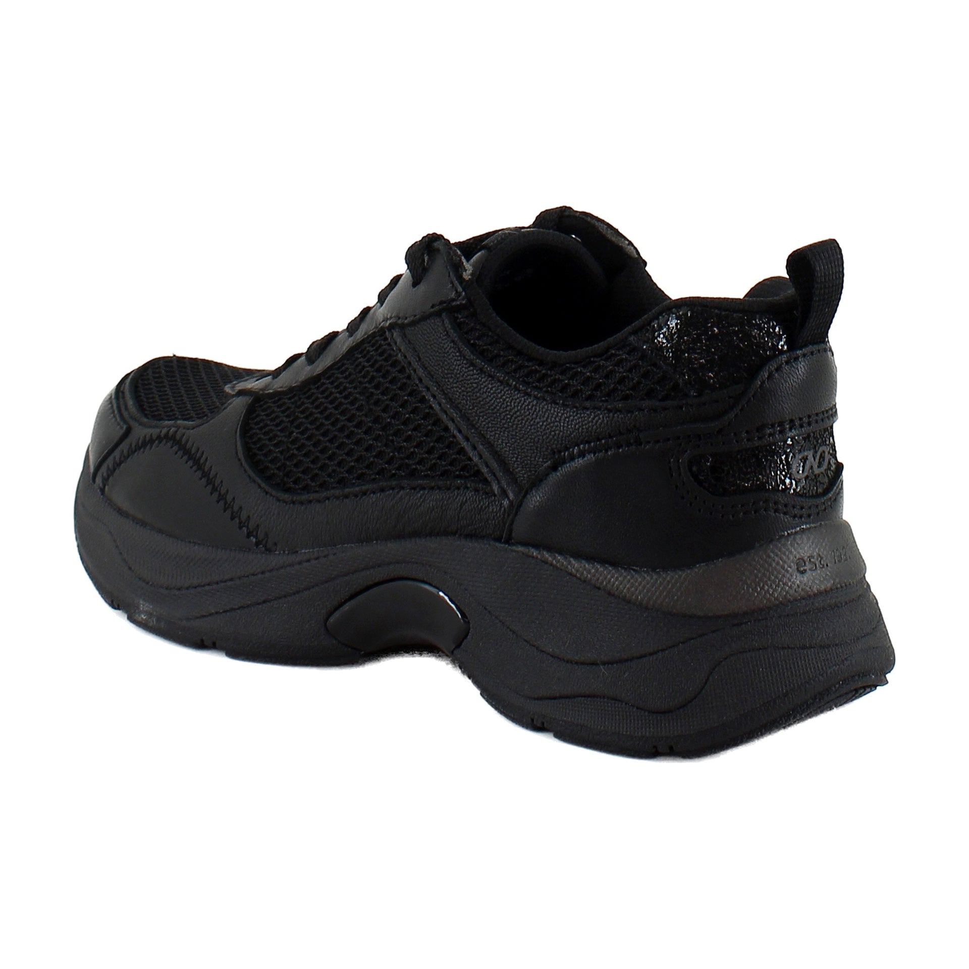 Black Mesh/Leather
