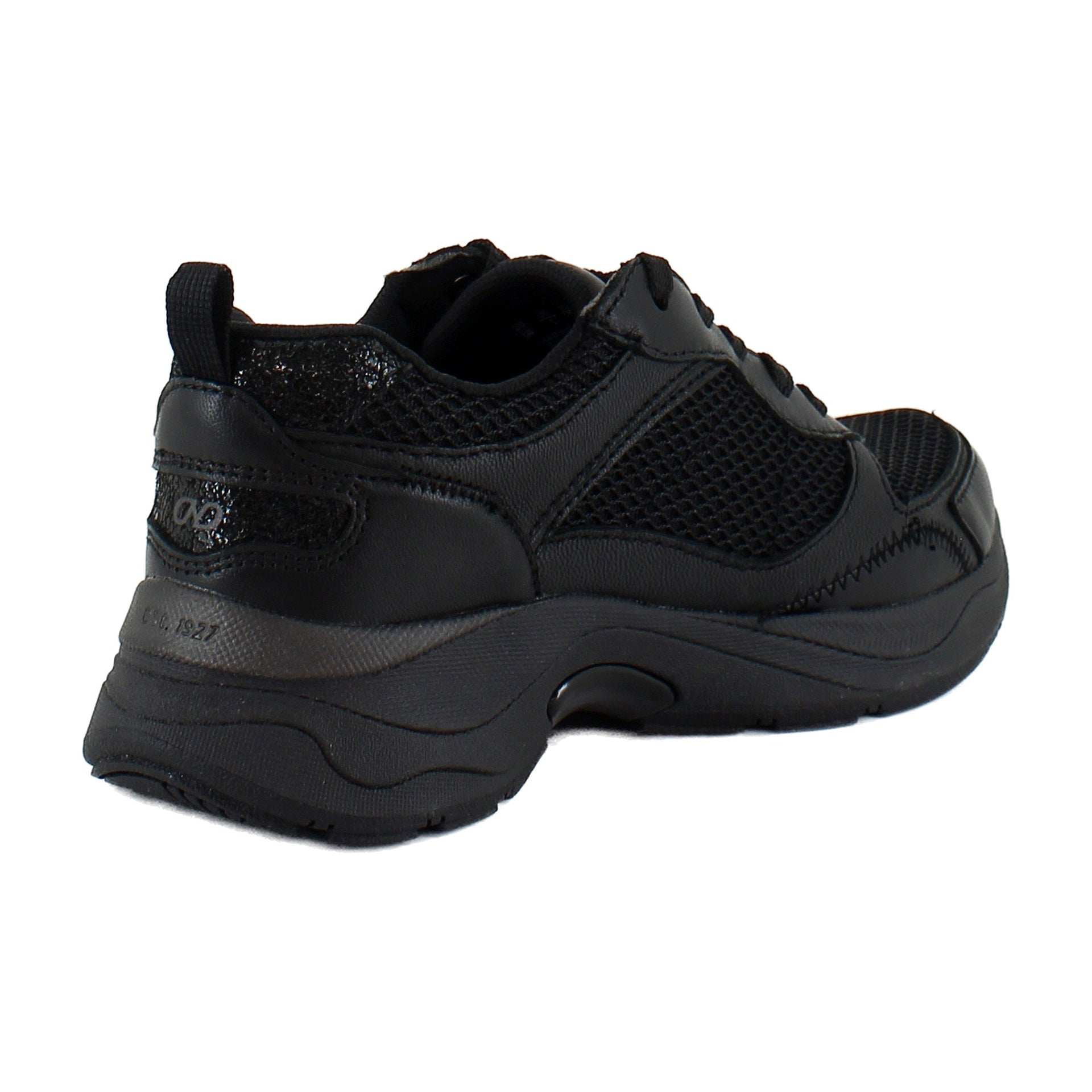 Black Mesh/Leather