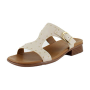 Ivory Beige Leather