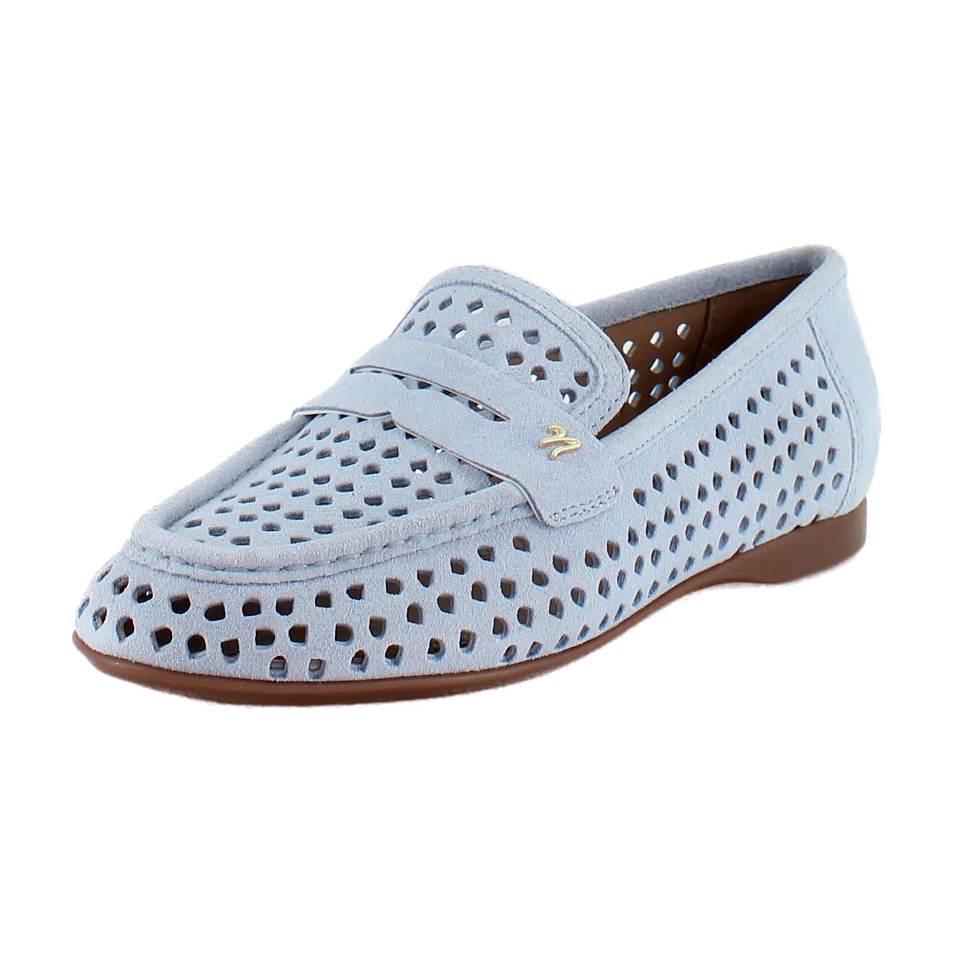 Ice Blue Perf Suede