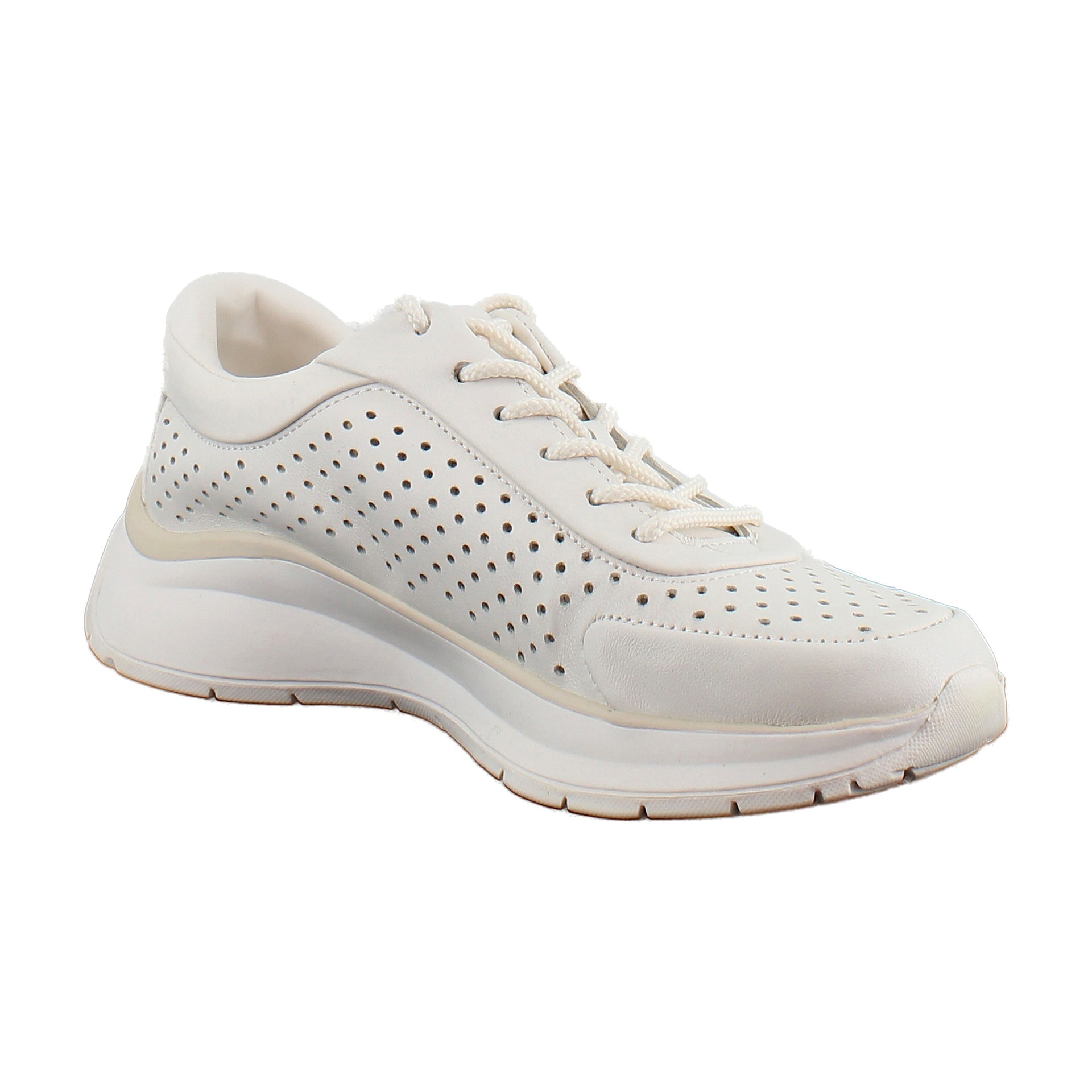 Warm White Leather