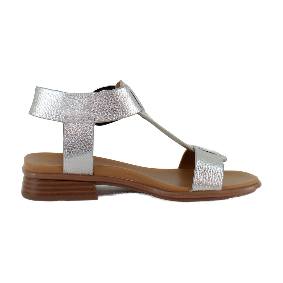 Soft Pewter Silver Leather