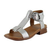 Soft Pewter Silver Leather