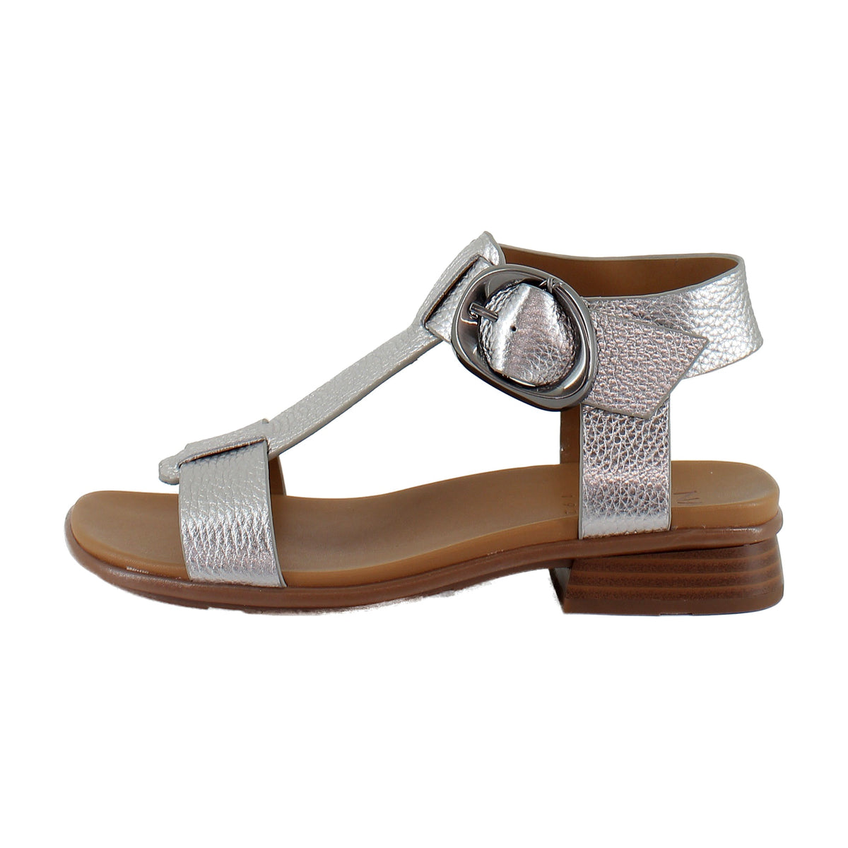 Soft Pewter Silver Leather