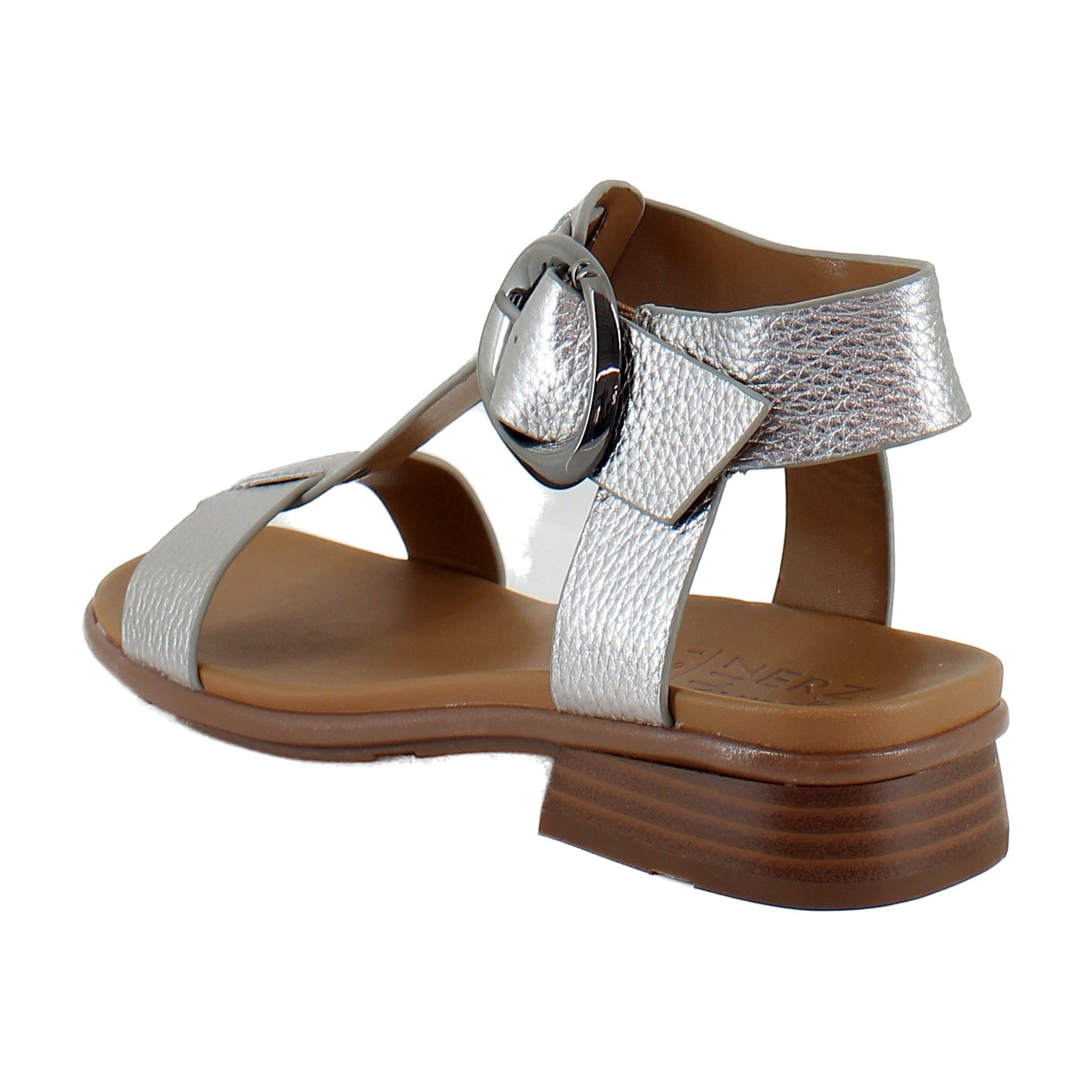 Soft Pewter Silver Leather