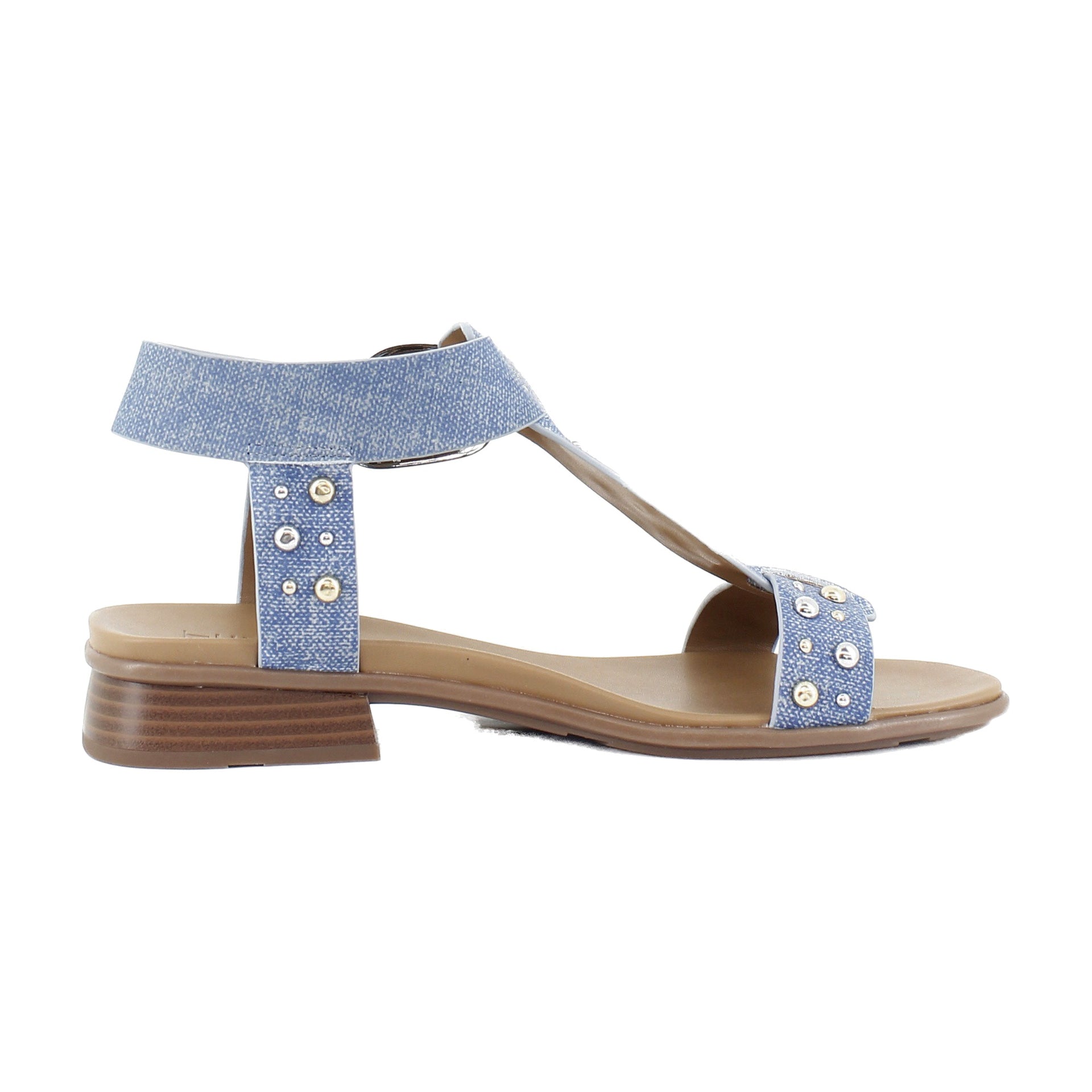 Denim Blue Studded