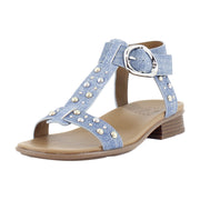 Denim Blue Studded
