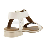 Ivory Beige Leather