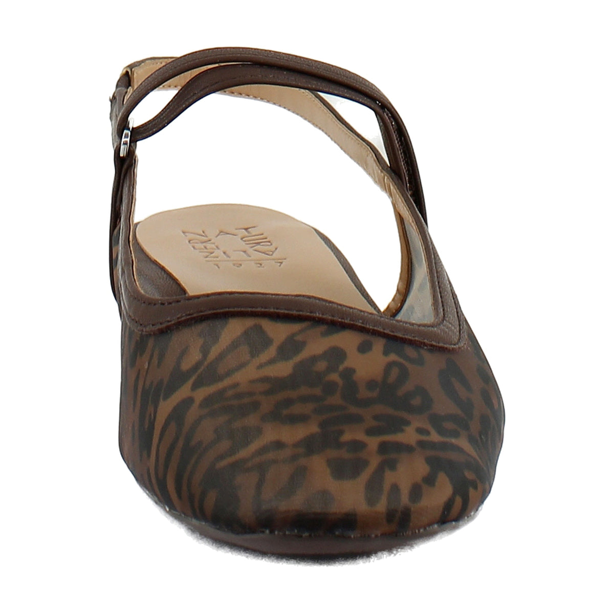 Brown Leopard Print Mesh