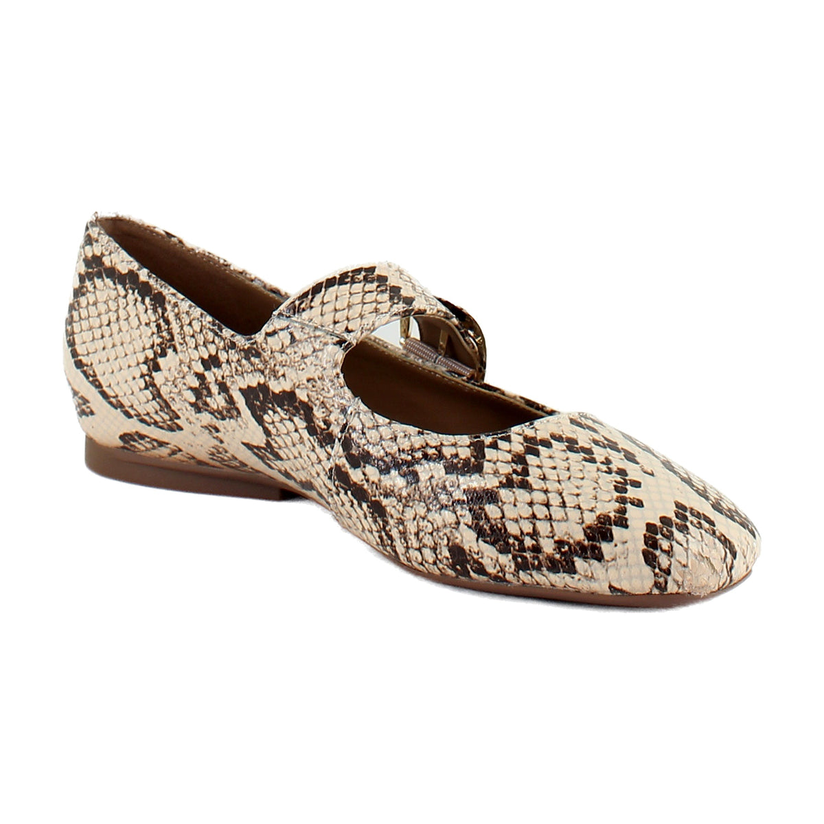 Beige Multi Snake Leather