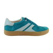 Teal Blue Suede/Leather