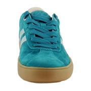 Teal Blue Suede/Leather