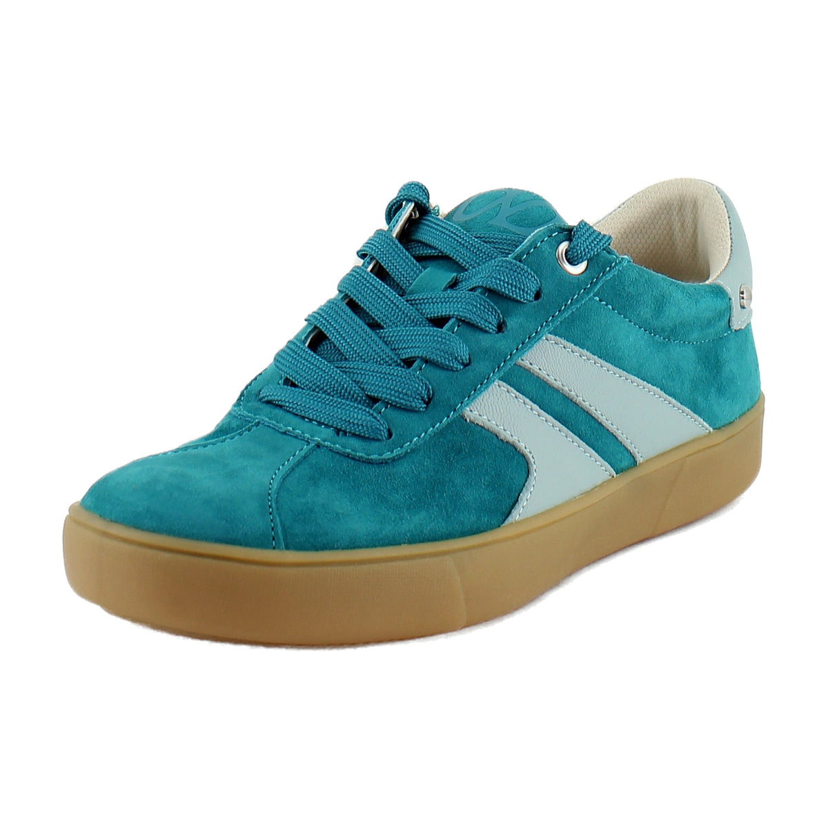 Teal Blue Suede/Leather