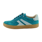 Teal Blue Suede/Leather