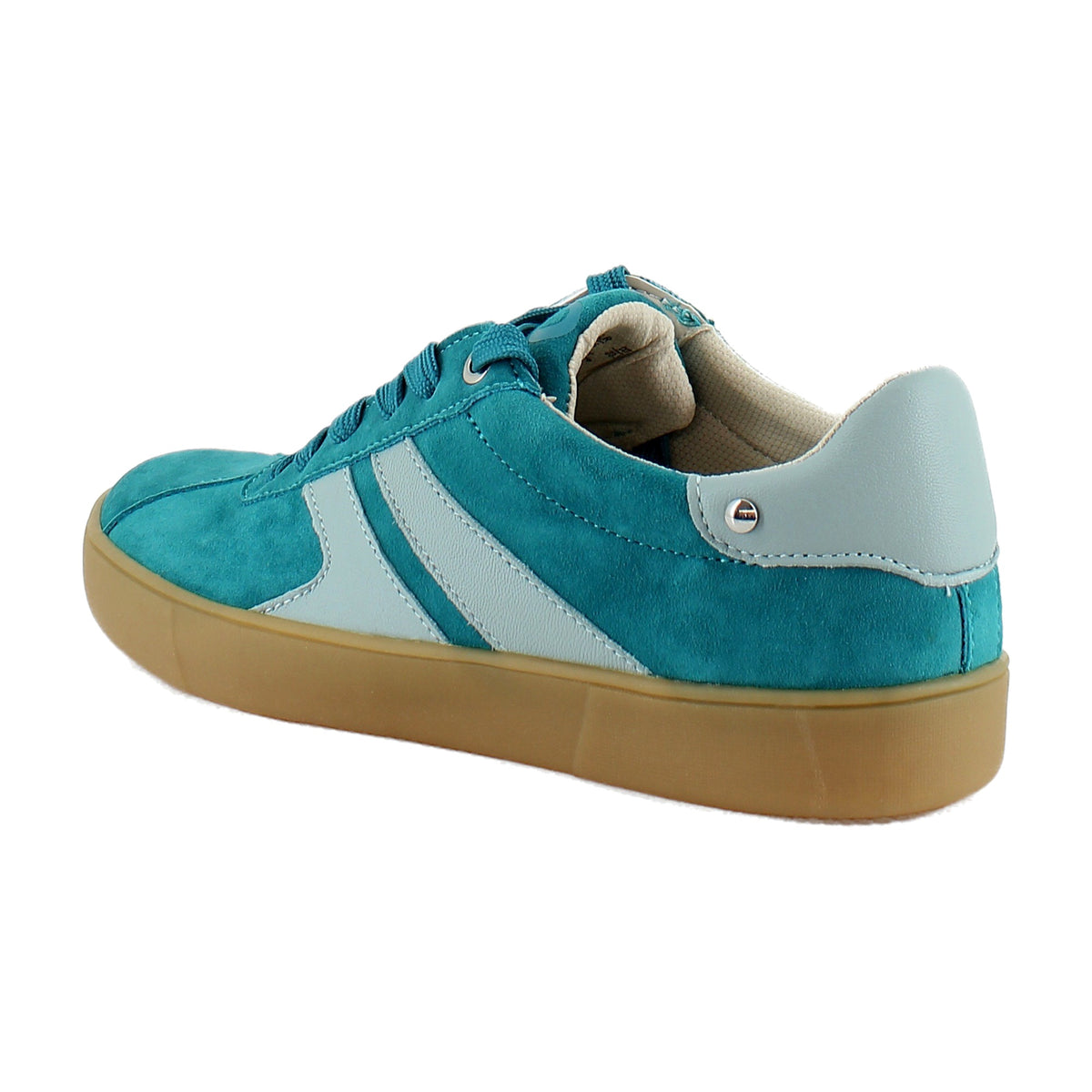 Teal Blue Suede/Leather