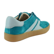 Teal Blue Suede/Leather